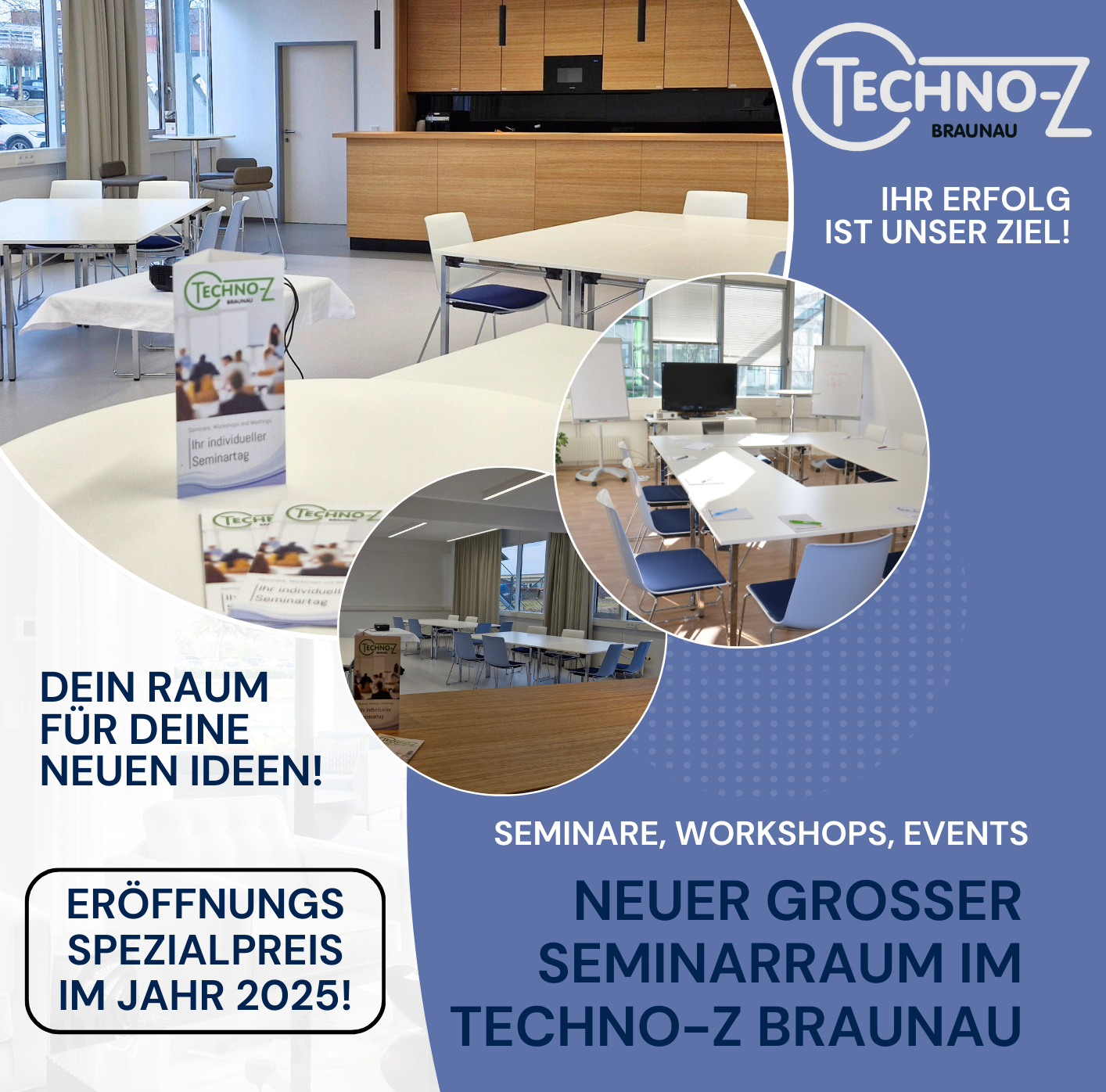 Neuer großer Seminarraum für Ideen & Events im Techno-Z!